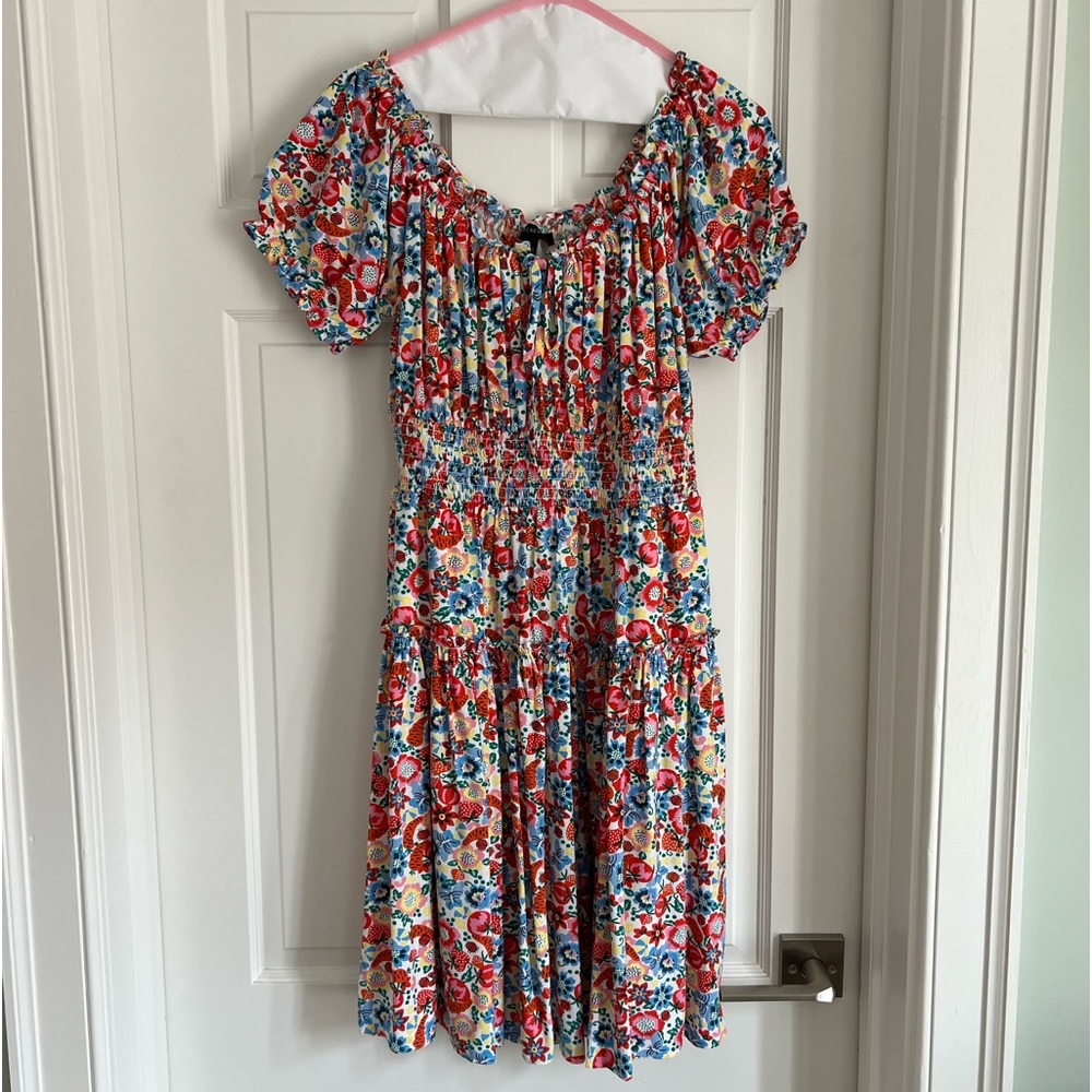 JCrew Knee-length Multicolored Dress